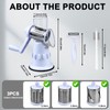 XWGKLN Cheese Grater Rotary, 3-in-1 Graters for Kitchen with 3