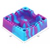 Silicone Cigar Ashtray Cute Square Car Ashtrays with Cigar Holder
