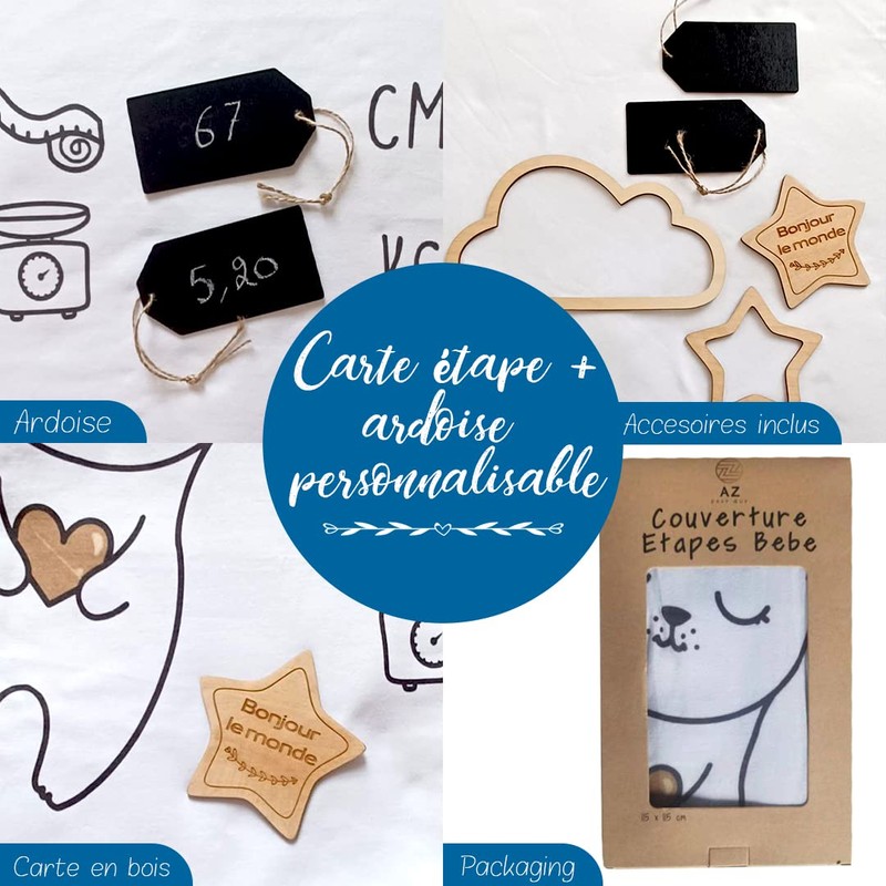 AZ EASY BUY Babydecke mit Schritten