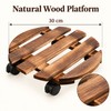 Rolling Plant Stand for Indoor and Outdoor Potted Plants –