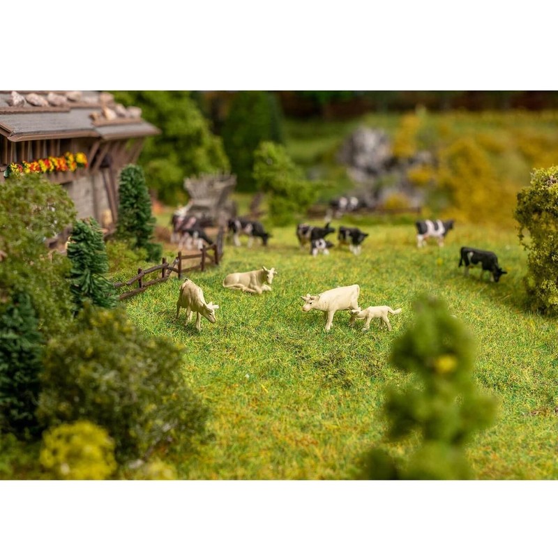 Faller 272800 Figure Set with Mini Sound Effect Cows, Multiple