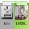 Two steps stool with handle, Steps to high bed and