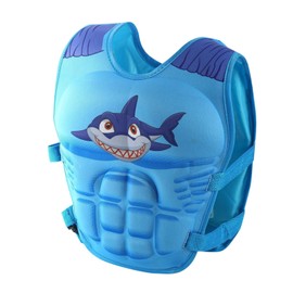 Kids Swim Vest Sports Swimming Training Flotation Neoprene Swim Vest for Children Buoyancy Aid with Adjustable Strap and Removeable Floats for Boys Girls 1-9 Years Old (Light Blue, 6-9Years)