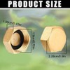4 PCS Brass End Cap, Internal Thread Spigot with Washers
