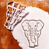 BAKERLOGY Mother Elephant Cookie Cutter - Detailed Cookie Cutter Design