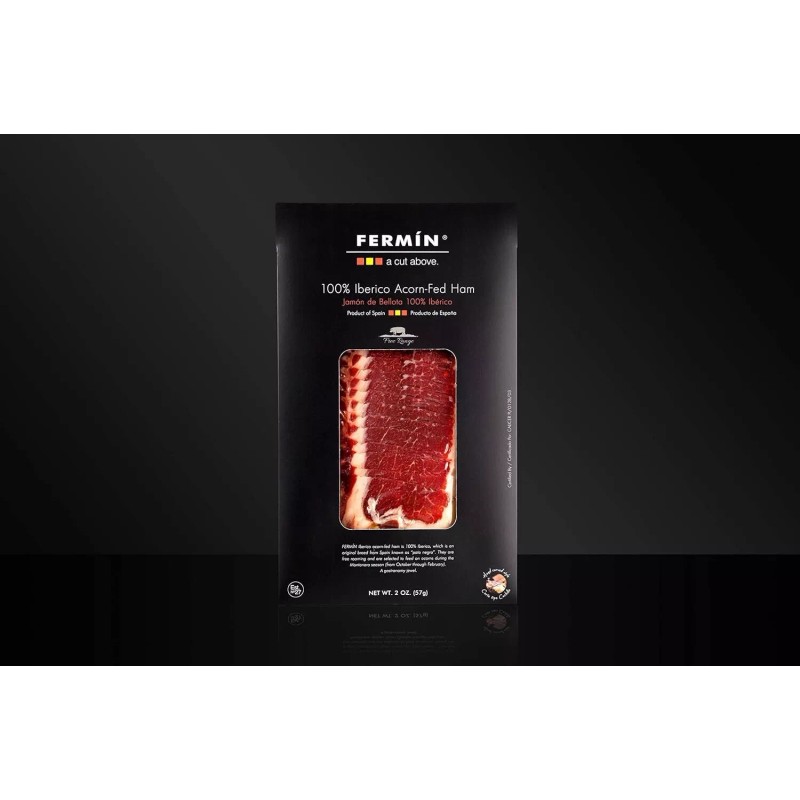 Fermin Iberico de Bellota Ham Sliced by Hand (2 oz).