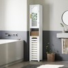 VECELO 66'' Tall Tilt Out Laundry Hamper Cabinet, Hidden Laundry