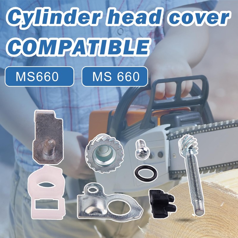 AUMEL Chain Adjuster Tensioner Bar Stud Nut Kit for Stihl