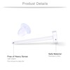 Ruifan 20G Flexible Bioplast Clear PVC Plastic Blank Ear Nose