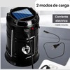 DOSYU Lámpara Linterna de Camping Recargable USB/Luz Solar, Impermeable, Plegable