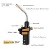All Splendid Self-Lighting Adjustable Swirl Flame Heavy-Duty Trigger-Start MAPP Propane Blow Torch (Brass, OD 9.6MM)