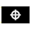 Trade Winds 3X5 BLACK CELTIC CROSS ANCIENT FLAG BANNER 100D