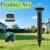 Mole Repellent Solar Powered 10 Pack, Snake Vole Repellent Outdoor,Waterproof