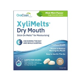 OraCoat XyliMelts Dry Mouth Stick-On Mild Mint Melts X 40