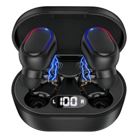 Audífonos in-ear inalámbricos 1Hora AUT114 Negro Bluetooth