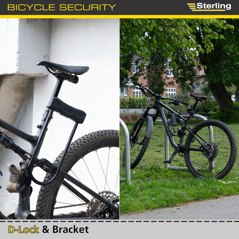 Sterling 173D Double D Lock, Black