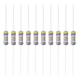 YOKIVE Pack of 200 Carbon Film Resistors 1 W 4.7 Ohm 5% Tolerances Resistance Good for Crafts Electronic Projects (4 Colour Band 0.4 x 0.14 Inches)