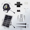 Flag Pole Light Solar Powered, Solar Flagpole Lights Metal Clamp