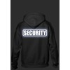 Smart People Clothing Security Hoodie, Reflective Logo, Party Bouncer Hoodie,