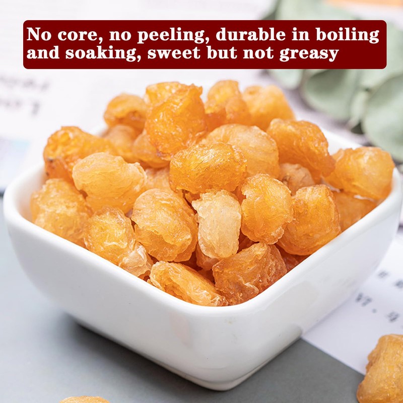 Dried Longan Fruit 桂圆干 桂圆肉 14.11oz 400g(200g*2) Longan Dried Fruit