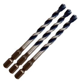 Bosch SIN034090/3 Vibration Drill Bit, Hex Shaft, Set of 3, 0.1 inch (3.4 mm) Diameter x 3.5 inches (90 mm)