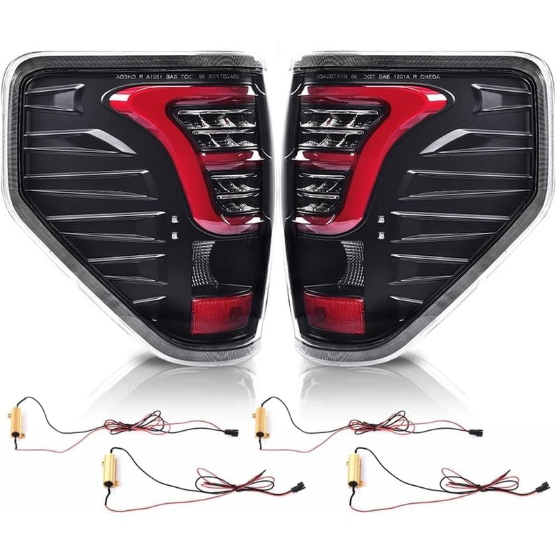 G-PLUS Tail Light Assembly w/Wiring Harness Fit For Ford F150