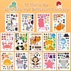 Panzong 42 PCS Make-A-Face Sticker,Safari Stickers for Kids,Make Your Own