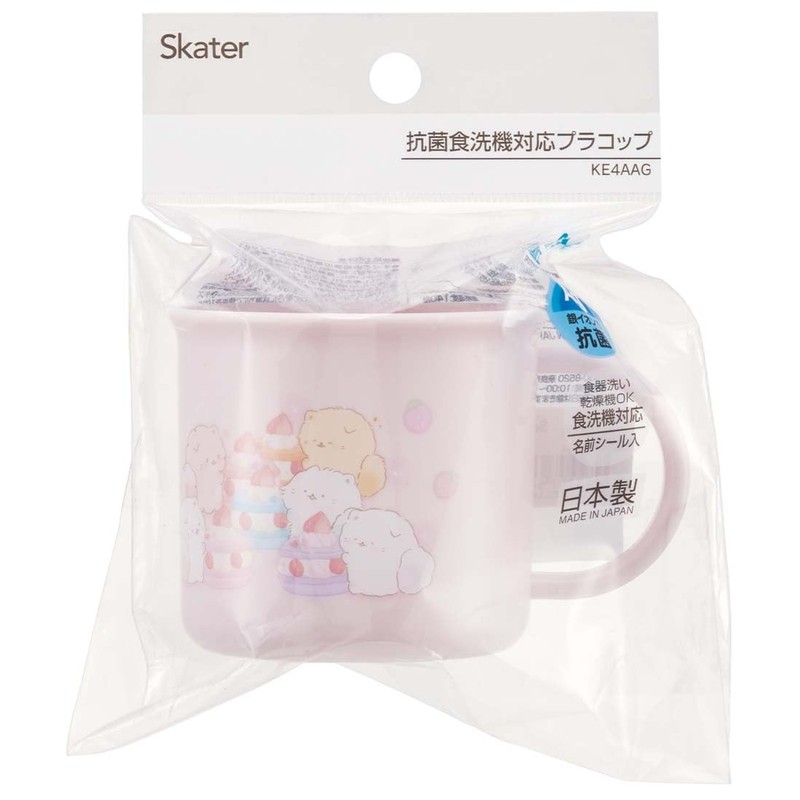 Skater KE4AAG-A Antibacterial Cup, Fluffy Neckoro, 7.8 fl oz (200