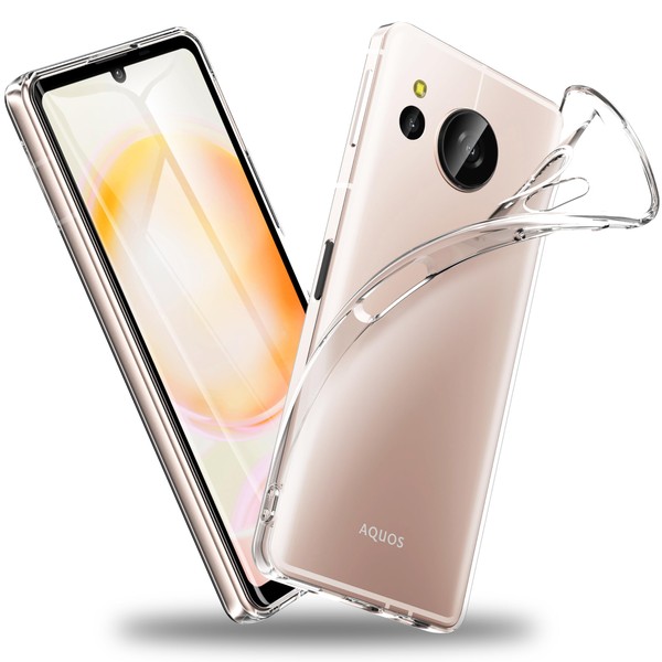 AQUOS Sense8 Case, Clear, Thin SH-54D | SHG11 German Bayer