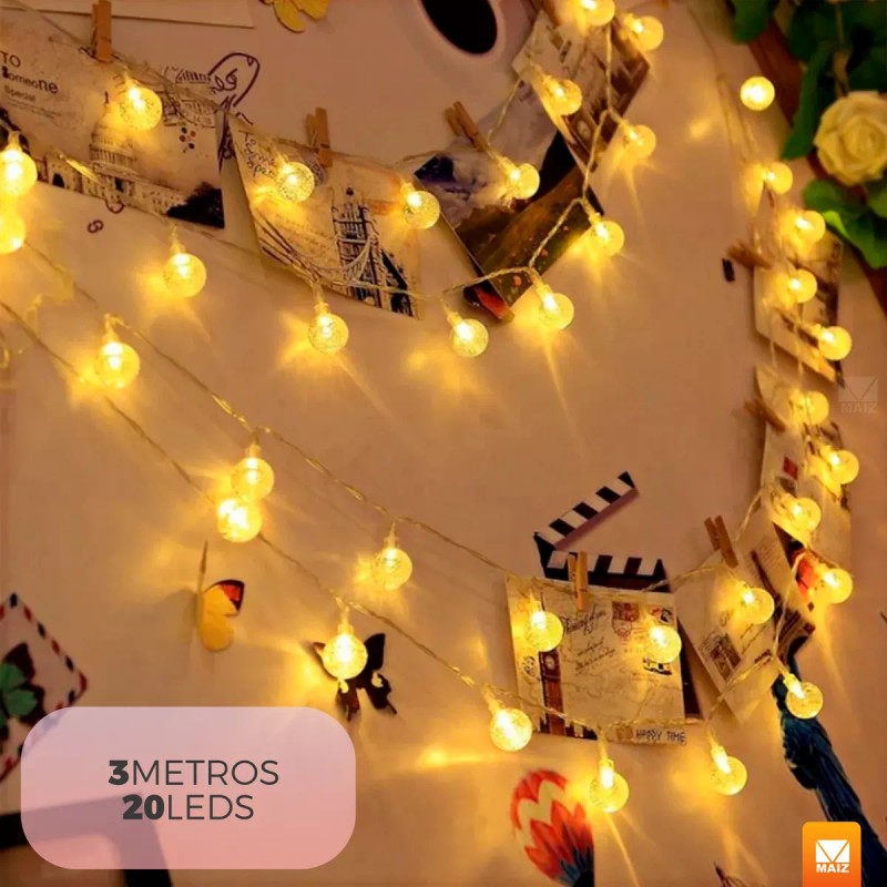 Maíz Serie Focos Bombilla Luces Led Navidad Decorativa Multicolor