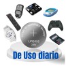2 Pilas Cr2032 (equivalente A Lir2032) Recargables 3.6v