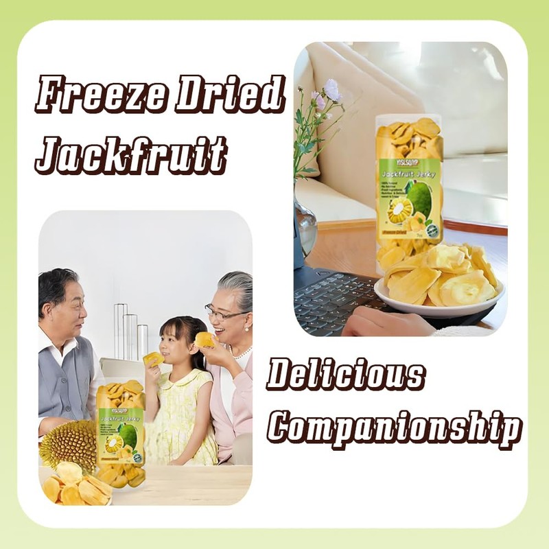 Canned Freeze-Dried Jackfruit Chips - 7oz Airtight Tin | 100%
