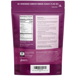 Judee’s 6X Powdered Confectioners Sugar 11.25 oz - 100% Non-GMO, Gluten-Free, and Nut-Free - 6X Size Perfect for Icings, Frostings, and Dusting Baked Goods