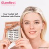 GlamReal Brown Lash Clusters Cat Eye Lashes with Brown Highlights