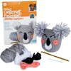 Boye 3629012001 Jonah's Hands Stuffed Koala Crochet Kit for Beginners,