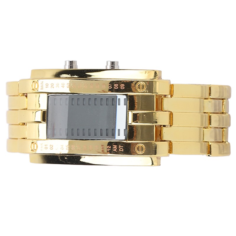 Men's Watch Fashion Exquisite Waterproof Alloy Men's LED Watch with