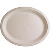 72 Pack Oval Paper Plates 12 Inch 100% Compostable Heavy-Duty