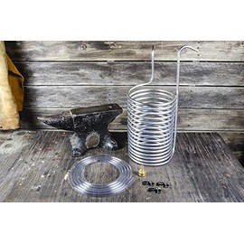 ANVIL IMMERSION CHILLER Stainless Steel Wort Chiller with Hose and Fittings