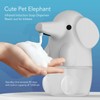 Cute Pet Elephant Touchless Soap Dispenser USB Rechargeable Automatic Foaming