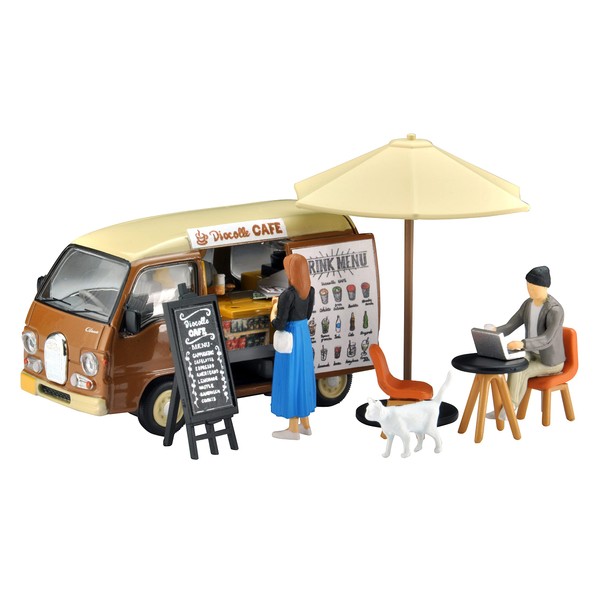 Geocore 64 317579 1/64# Car Snap 07a Cafe Set, Made