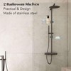 2 Non-Drilling Bathroom Shelves | Stainless Steel Shower Racks |