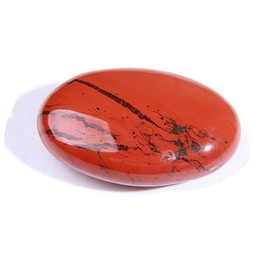 LHYILSWQ 2Pcs Healing Crystals Stones Thumb Worry Stone Relax Palm Rock Polished Pocket Hand Carved for Stress Relief & Mindfulness Red