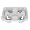 Porta Vasos De Cafe Biodegradable 4 Cavidades -150 Piezas