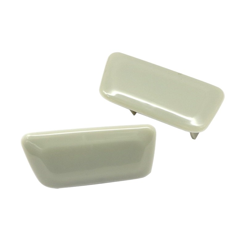 GXARTS 2Pcs Left and Right Grey Headlight Washer Spray Nozzle