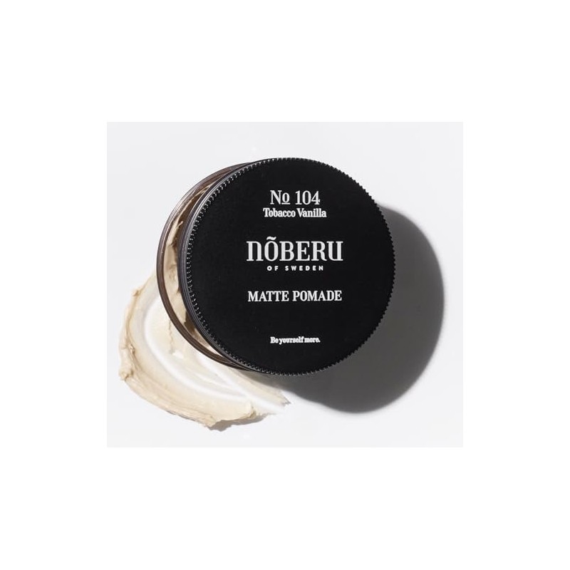 NOBERU OF SWEDEN MATTE POMADE Nº 104 Tabaco Vainilla 80ml