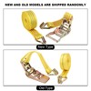 Porable Tensioning Belts Adjustable Cargo Straps Ratchet TieDown Luggage Bag