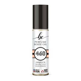 BIOCURA BC Perfume 460 Inspired by Narciso Poudree For Women Replica Fragrance Body Oil Dupes Alcohol-Free Sample Travel Size Concentrated Long Lasting Roll-On 0.3 Fl Oz/10ml