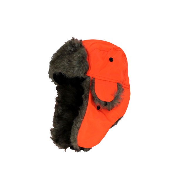 Iconikal Men's Trapper Winter Hat, Hunter Blaze Orange