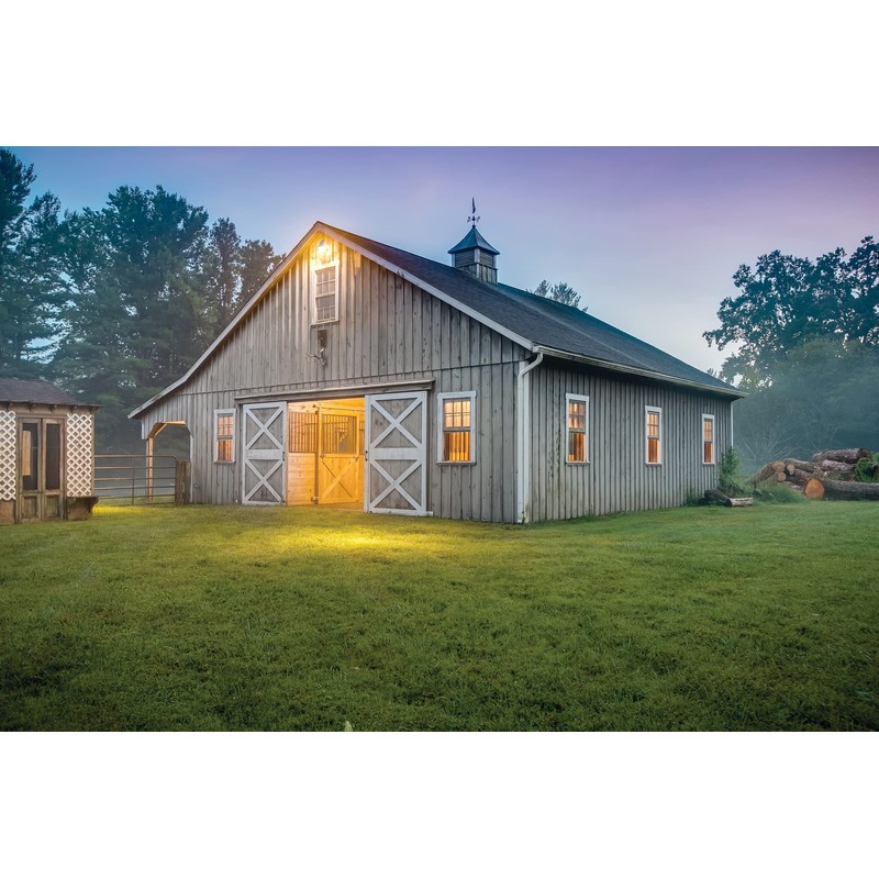 Lithonia Lighting BarnGuard LED Barn Light, Dusk to Dawn Outdoor
