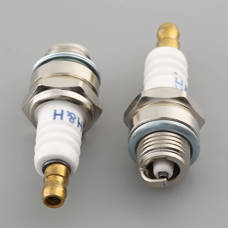 DRELD 4Pcs L7T Spark Plugs, 2 Stroke Engine Spark Plug